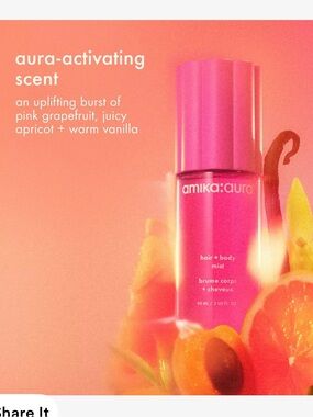 amika: aura Pink Hair + Body Mist